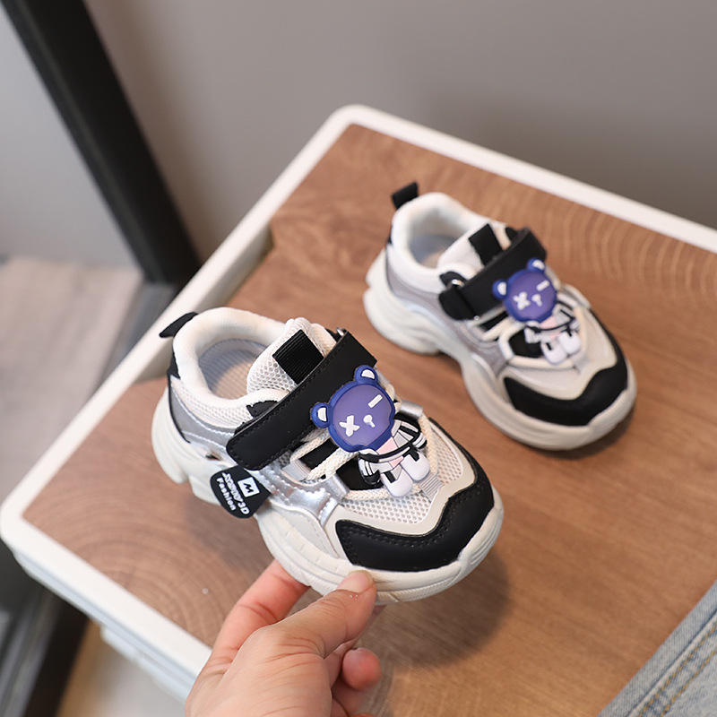 Cartoon Girls Spring Autumn New Sports Shoes For Boys Fathers Mesh Breathable Small And Medium Children S Trendy_voghion.com