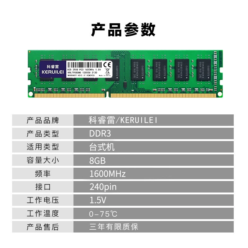 Память (Coreray) DDR3 / DDR4 RAM, 4–32 ГБ, 1600/2666/3200 МГц, для настольного ПК и ноутбука