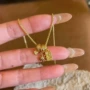 心形爆款点缀月光项链