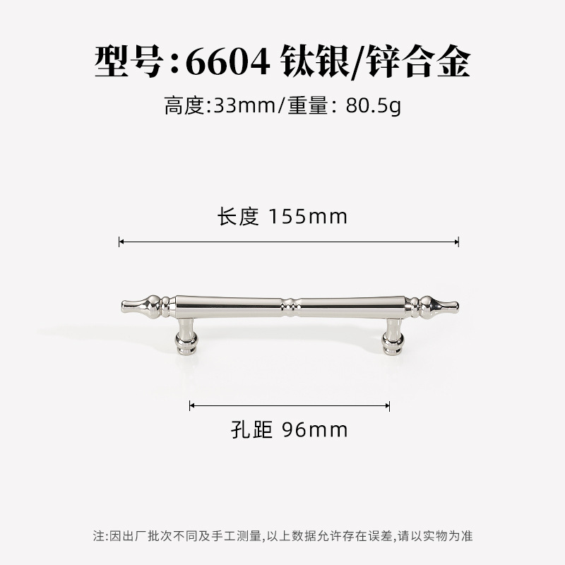 Ручка мебельная Лидеши 6604 (96 мм)