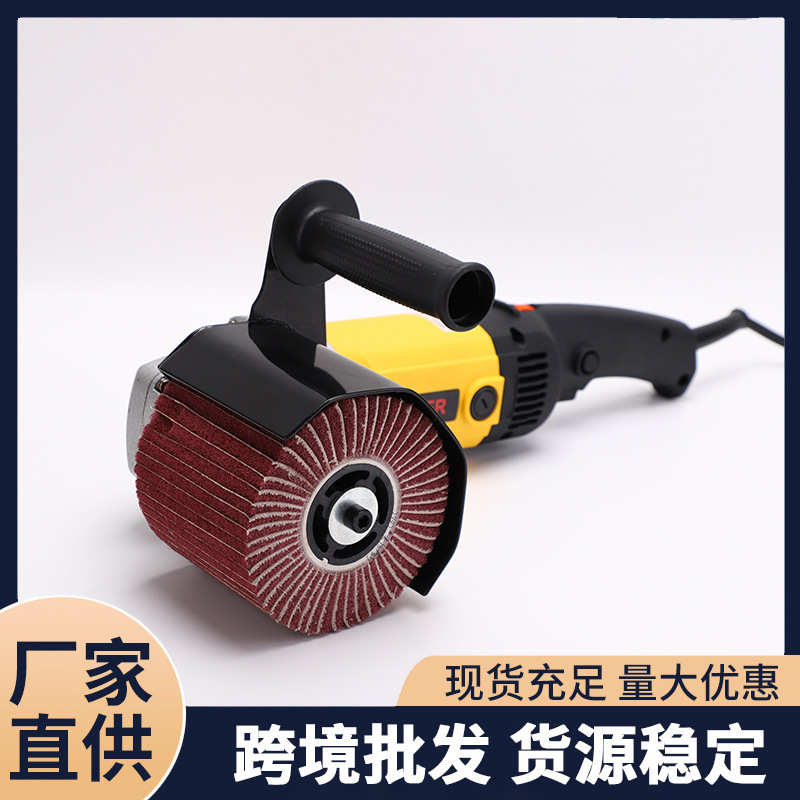 Brushed Wheel Mirror Polishing Machine for Wood Open Paint Brushing, Stainless Steel Metal Electric Polishing Machine, Portable and Handheld