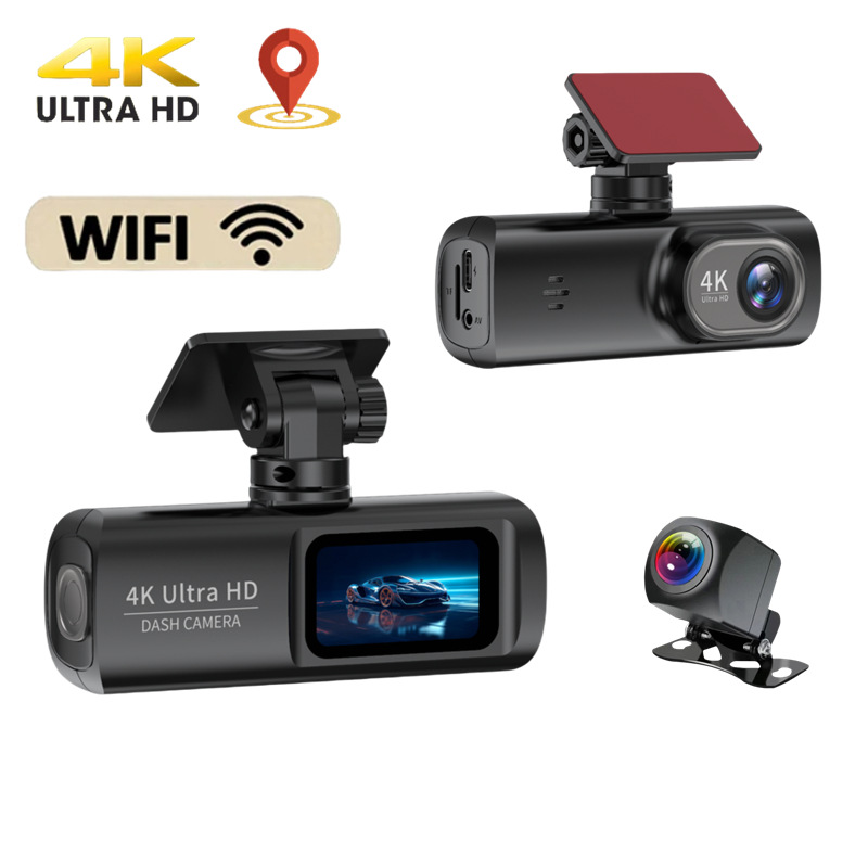 Cross-border V22 driving recorder HD 4K front and rear dual…