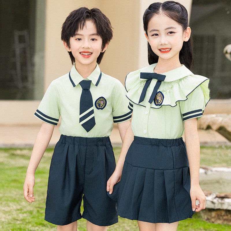 小学生毕业照服装儿童一年级班服幼儿园夏季园服61表演服诗朗诵
