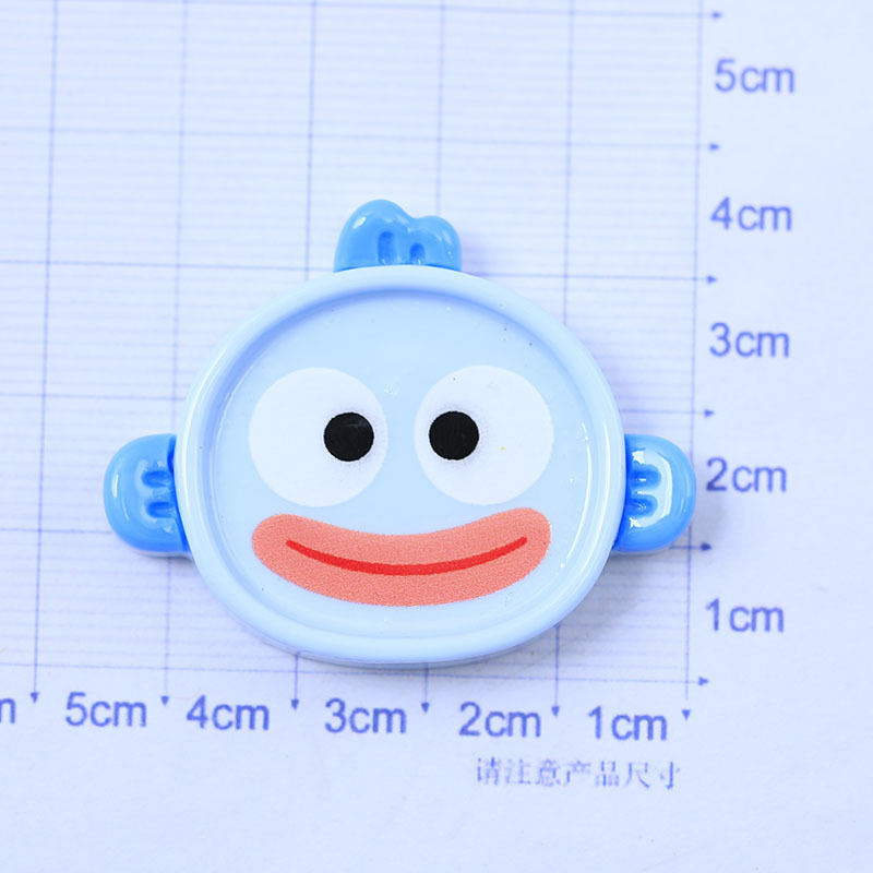 Kit de materiales para manualidades con pegamento de crema, diseño de dibujos animados con nariz pequeña, para decoración de fundas de teléfono, lazos para el pelo y zapatos