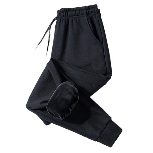 Crewneck ribbed tights for men, autumn and winter, slim fit, ankle-length, nine-hole casual, harlon, sporty briefs, leg-gathering long pants