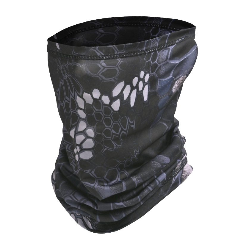 Pañuelo de seda de hielo de verano, elástico fino, multifuncional al aire libre, máscara de conducción fresca, babero deportivo al por mayor Amazon