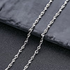 Necklace suitable for men and women, trend retro accessory, wholesale, silver 925 sample, punk style, Korean style