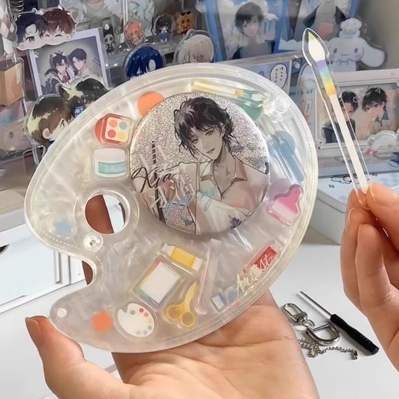 2025 新 Gumei カラーパレットバーレンガホルダーバッジ収納デスクトップ装飾装飾品ディスプレイスタンド Gumei 周辺機器|undefined
