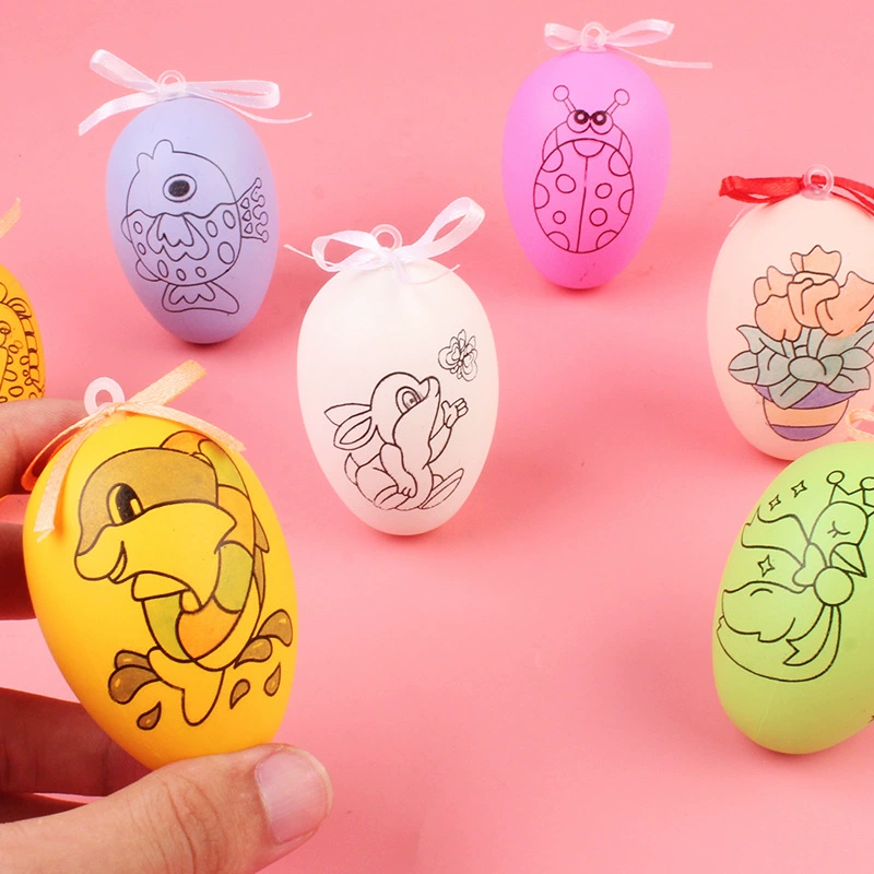 Креативный DIY Пасхальное яйцо Детский сад Мультфильм Рисование Пасха Пасхальная Пасха Пасха Яйцо Детские подарки для занятий