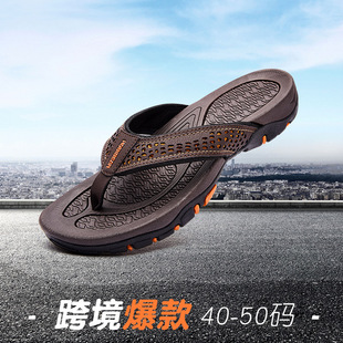 Cross-border Flip-flops Men's Summer Sandals and Slippers Amazon Large Size Trendy Shoes Outdoor Beach Shoes Men's Flip-Flops