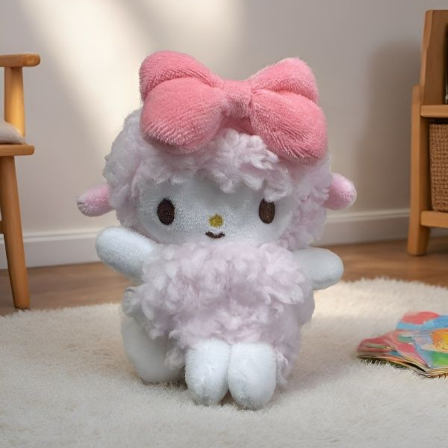 복슬복슬 양 인형 키링 가방 장식 봉제인형 열쇠고리