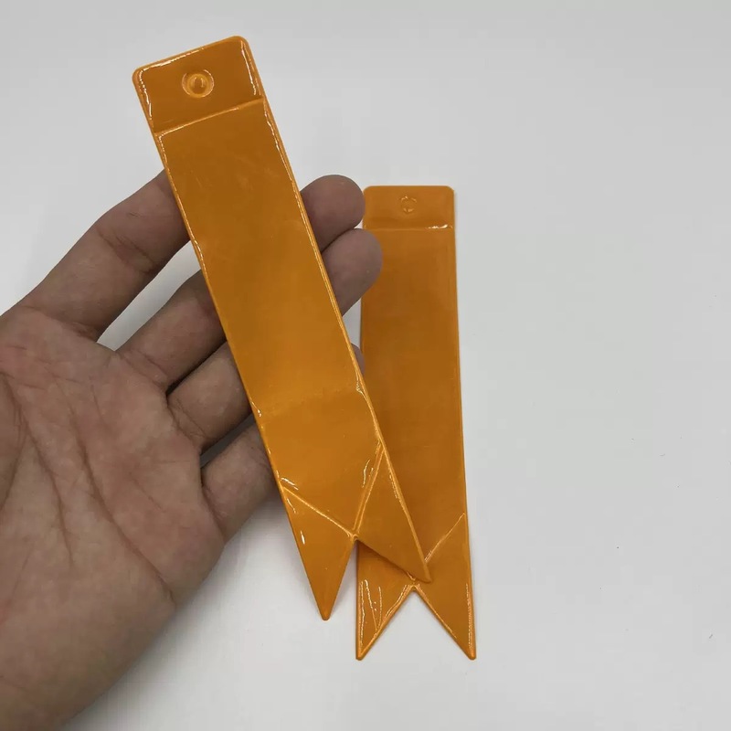 マルチカラーオプションの学生スクールバッグ反射ペンダント PVC キーホルダーアクセサリー両面反射ペンダントキーホルダー警告|undefined