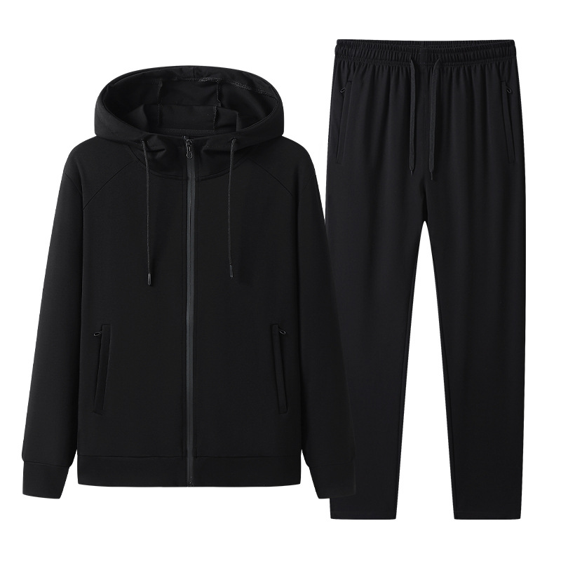 Transfronterizos primavera y otoño tiensil romano trajes deportivos masculinos casuales con sudadera encapuzada trajes sueltos pantalones de moda