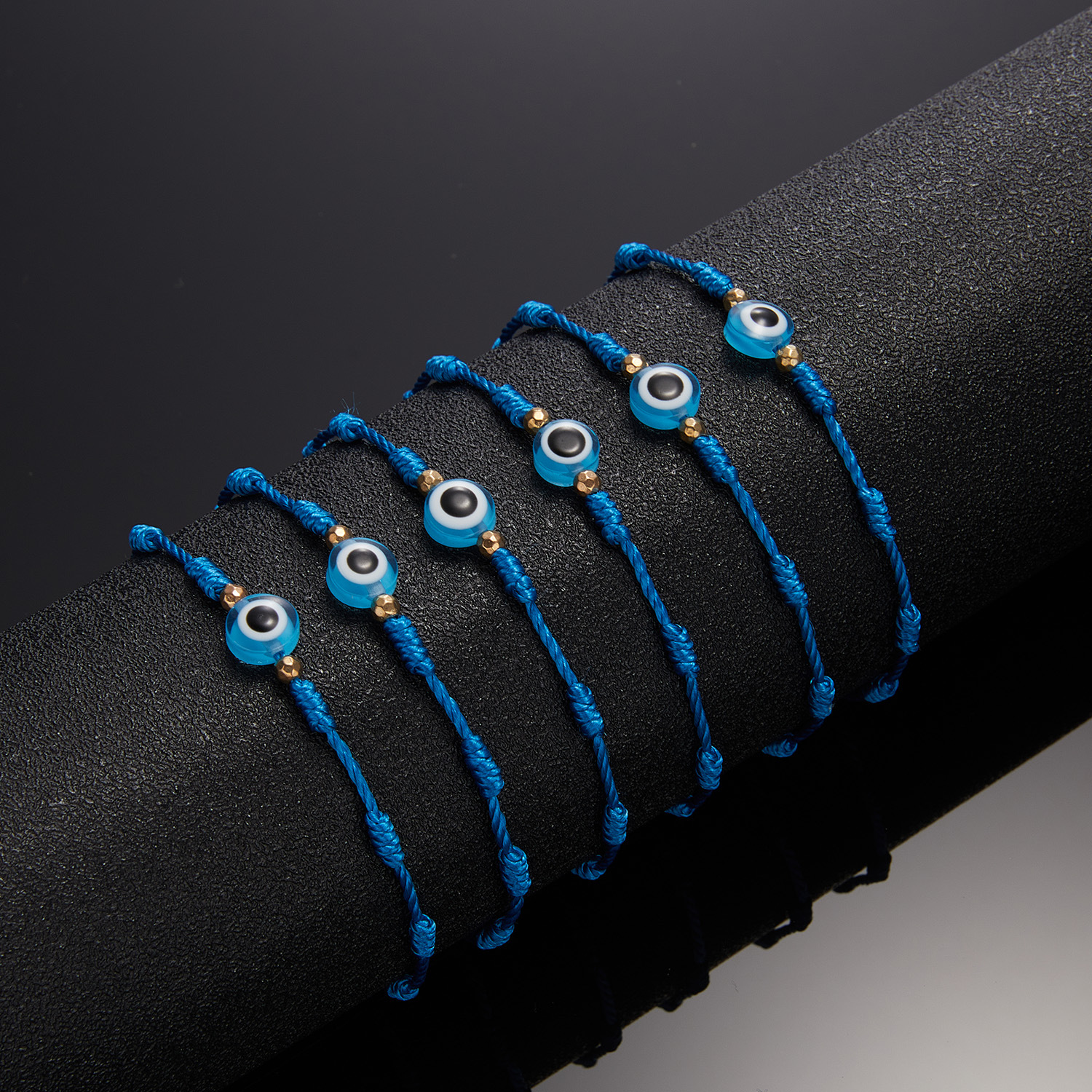 Fashion Eye Alloy Resin Knitting Unisex Bracelets 1 Piece