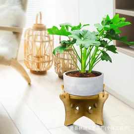 多功能阳台绿植收纳架实木家用水桶米桶支架冷水壶饮料置物架批发