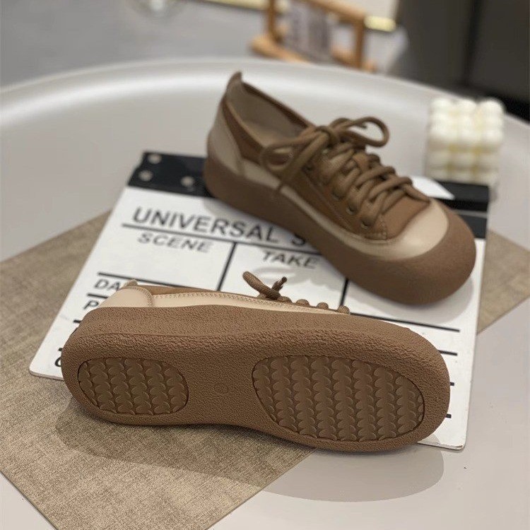 Zapatos de mujer retro transfronterizos zapatos de otoño nuevos zapatos de cabeza grande zapatos de mujer hermosos zapatos de nicho suaves retro zapatos casuales ligeros