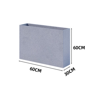 Ziran creative imitation terrazzo flower box combination restaurant milk tea shop landscaping flower bed shop outside the partition planting box