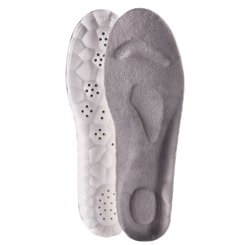 Insola de calzado de terciopelo grueso 4D nubes deportivas caliente otoño y invierno anti-odor para mujeres y mujeres, sudor y sensación de pisar excrementos.