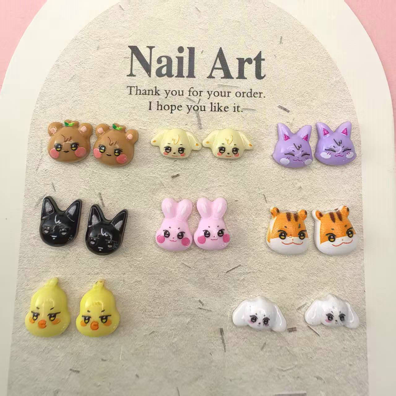 小动物兔子狗狐狸老虎美甲饰品卡通_02.jpg
