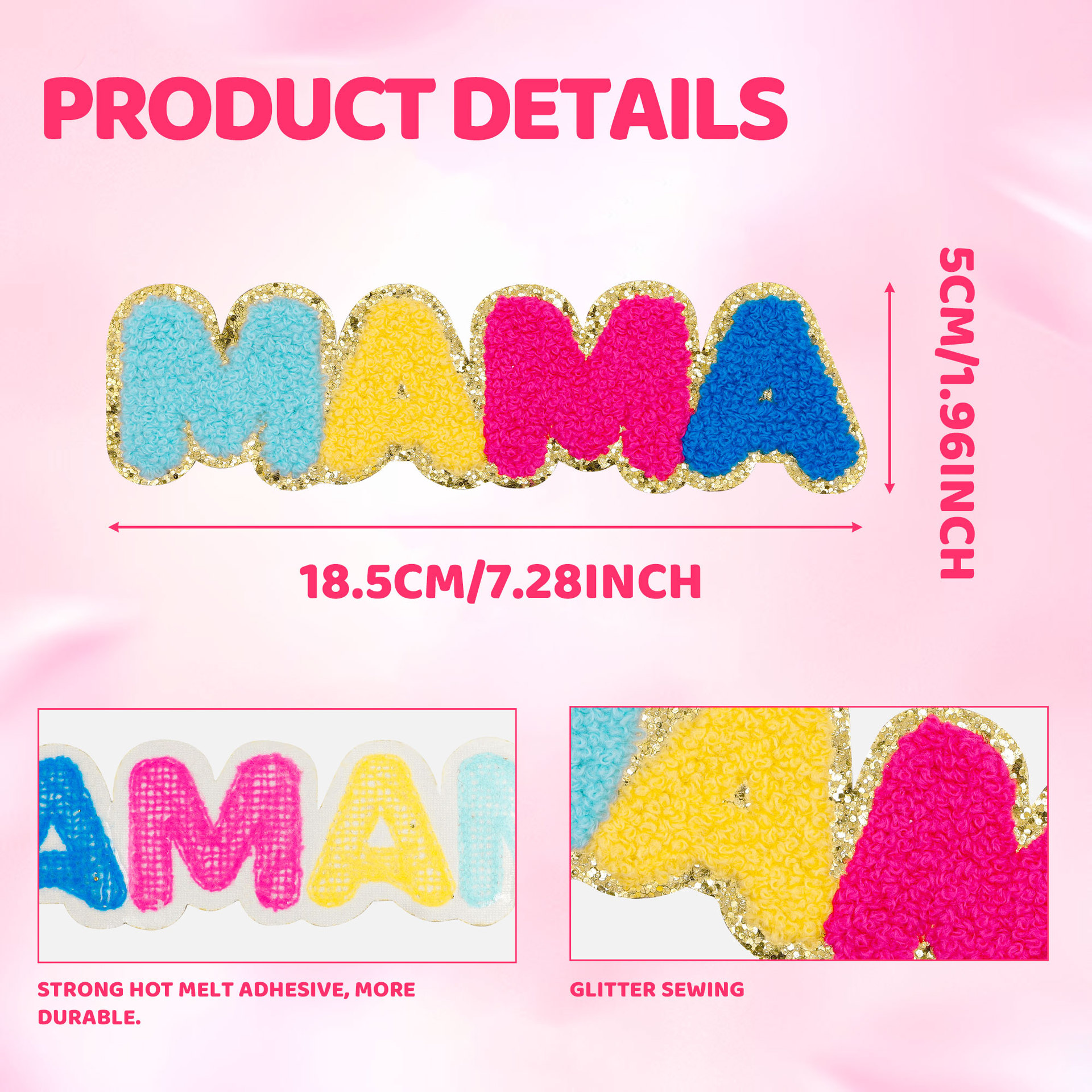 8g Weight Clothing Sticker Patches Classification 1 Piece Quantity Felt Material Letter Pattern Simple Style Style 1 Piece Simple Style Letter Felt Clothing Sticker Patches 无