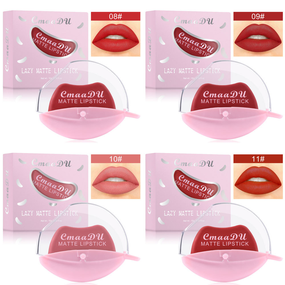 Check it out! Link Disclaimer - Exclusive for foreign trade :CmaaDu 15-color Lazy Person's Lipstick matte undefined