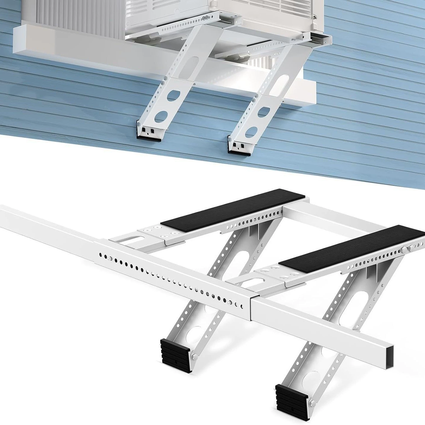 Кронштейн для оконного кондиционера, утолщенный складной кронштейн для кондиционера, универсальный подвесной кронштейн, кронштейн для наружного блока кондиционера, подвижный кронштейн