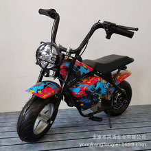 新款迷你儿童大人电动车小哈雷休闲娱乐摩托车网红小跑电动车