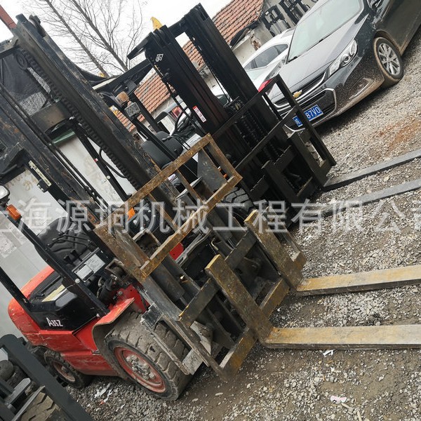 杭州A35叉车3.5吨 带前倾翻属具 蓄电池四轮电动堆高叉车外贸出口