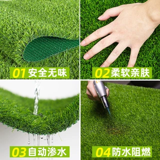 定制人造仿真草坪踢足球运动场地人工假草皮户外笼式学校工程地毯