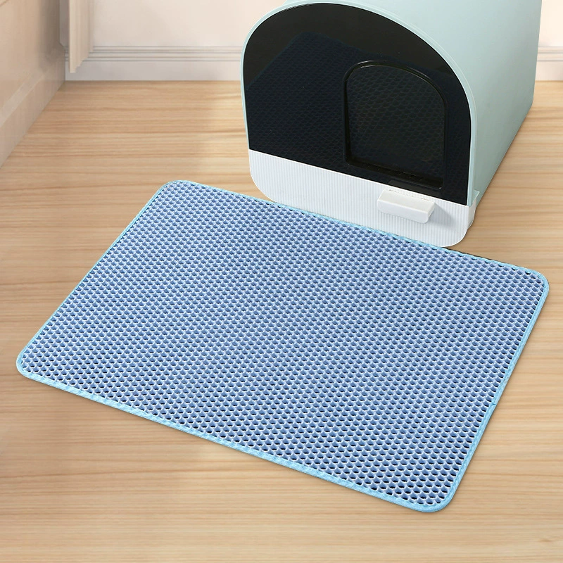 Double‑layer cat litter mat EVA, washable anti‑carrying splash‑proof, multiple sizes