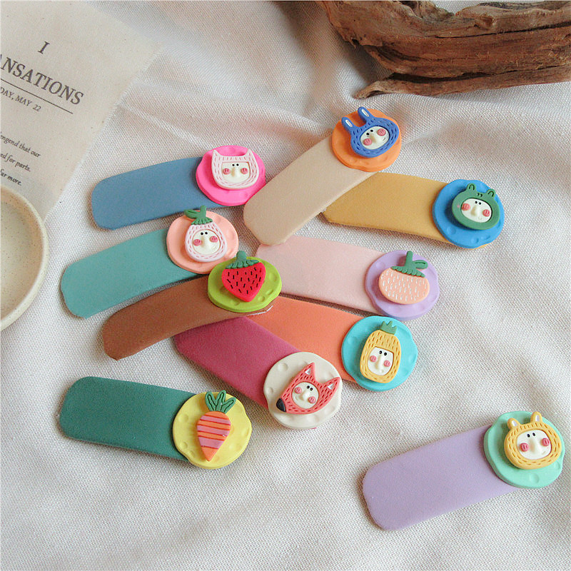 Color Stitching Patterns Decor Bb Clip Hairpin display picture 7