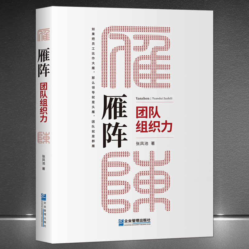 Wild goose array: Team organizational power the order consciousness of wild goose organizational power workplace rules team management book