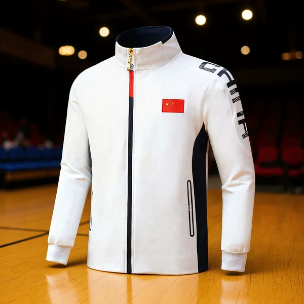Chinese team spring and autumn school uniform for middle school students couple Sports single-layer men's and women's class uniform work clothes training sportswear