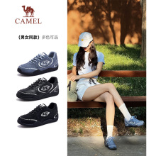 骆驼月牙德训鞋女2025户外休闲鞋秋季新款运动情侣鞋复古老爹鞋男