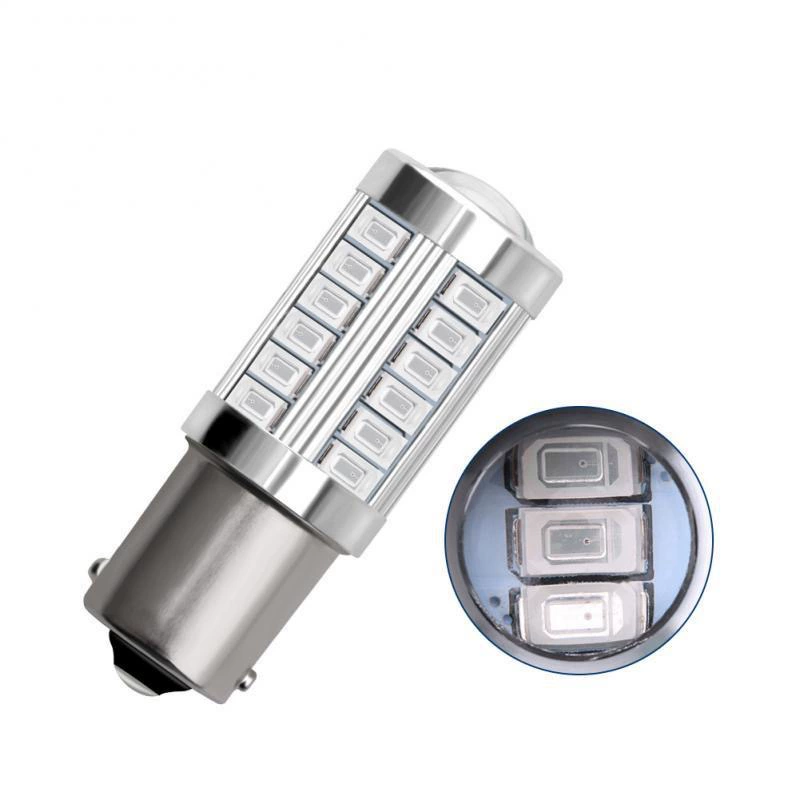 Автомобильные светодиодные фонари 1156 1157 7440 7443 5630, тормозные огни, 33SMD