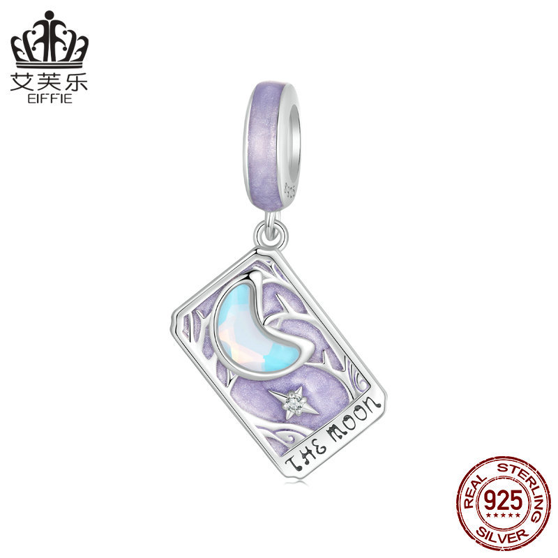 Aifle 人気の神秘的なタロットペンダント diy ブレスレットビーズ s925 スターリングシルバールースビーズジュエリーアクセサリー卸売
