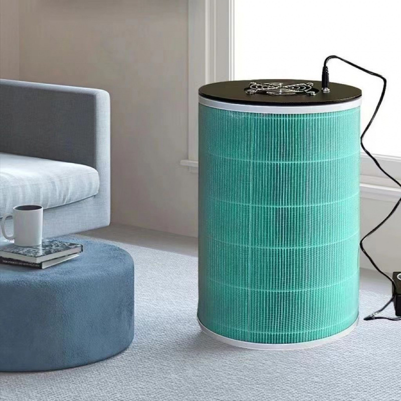 DIY Air Purifier for Indoor Air Purification M2 with 5 Filter Elements for Removing Formaldehyde and Haze, Small Fan for Mist and Smoke