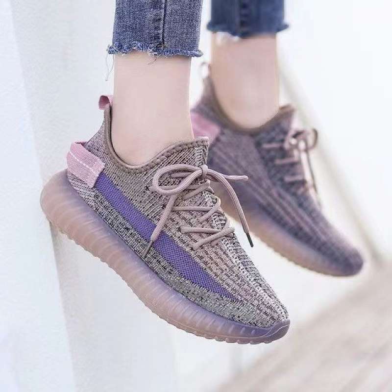 Special Offer Coconut Shoes for Women 2025 Popular Fly Woven Casual Soft Sole Mesh Breathable Running Shoes for Women