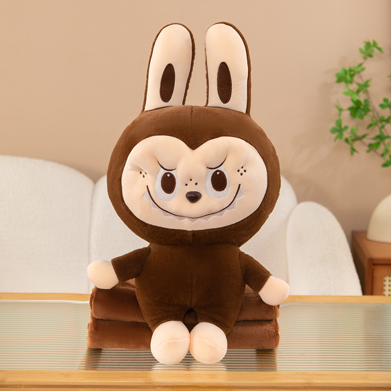 Oficina de dibujos animados almohada edredón de doble propósito almohada cojín del coche multi-funcional manta siesta Comercio exterior al por mayor