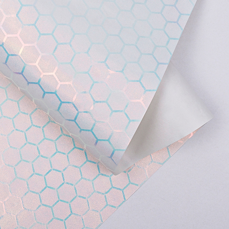 Papel de regalo de color azul de cebollas doradas transfronterizas regalo de cumpleaños del día de San Valentín de alto nivel de papel de embalaje de caja de regalo