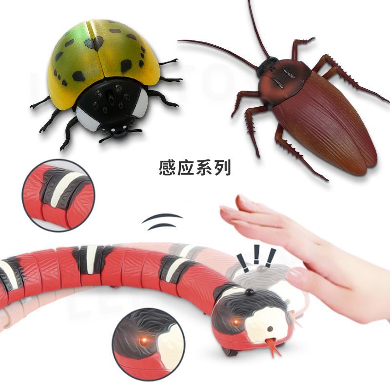 electric dynamic induction interactive toy for crawling