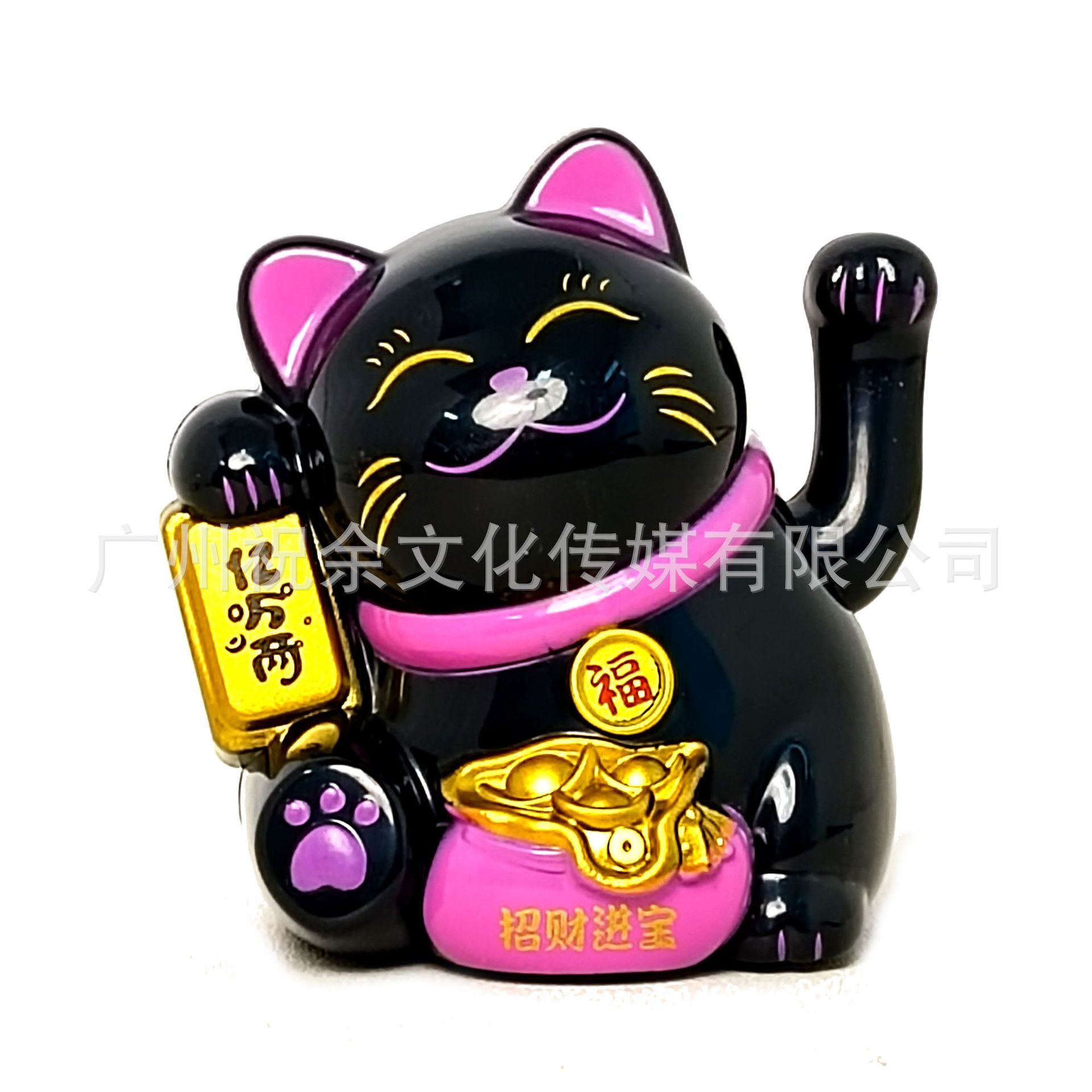 Mini adornos de la suerte para gatos y accesorios de regalo para coches de tienda de manualidades con cubiertas antipolvo