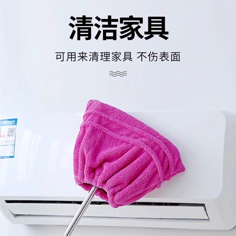 Funda de Tela para Escoba PET Absorbente Uso en Seco y Húmedo para Limpieza del Hogar image 4