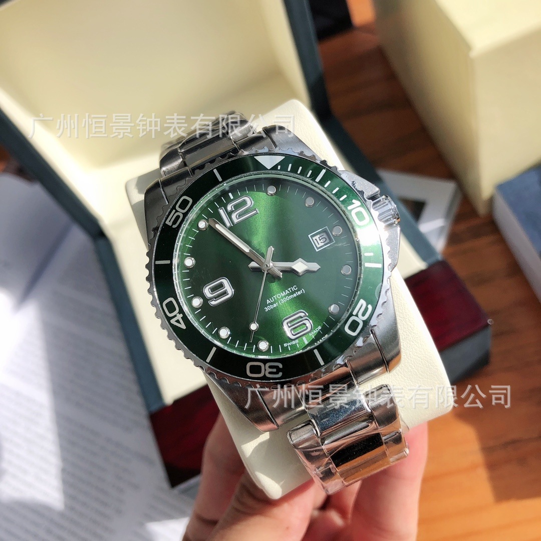COMCAS 자동 기계 시계 세라믹 링 빛나는 시계 비즈니스 남성 시계 공장 국경 간 대외 무역