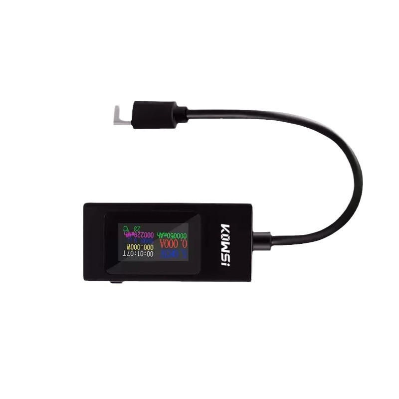 KWS-066C Type-C Tester with Color Screen USB Current Voltage Tester Dual-Direction Tester