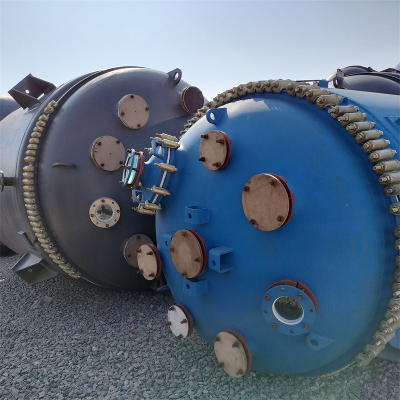 二手搪瓷反应釜  二手工业反应设备 立式搅拌反应罐