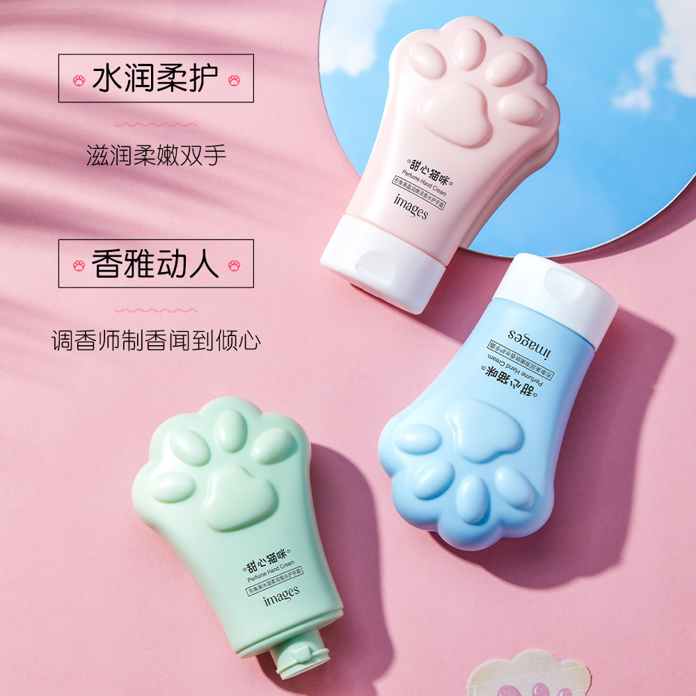 Imagen belleza agua ondulación cristal transparente perfume mano crema hidratante mejora de la mano hidratante mejora áspera refrescante no pegajosa fragancia crema de mano
