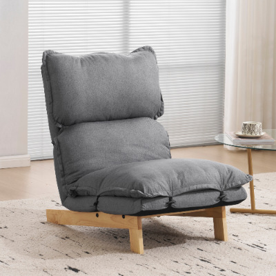 Seat Sofa, Adjustable 5-Section Backrest, Foldableing Sofa Bed, Can Sleep and Sit, Compact for One Person, Load-Bearing 150