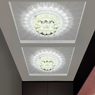 Modern Simple Crystal Corridor Light, Aisle Light, Entrance Light, Styling Light, Embedded Balcony Light, Surface Mounted Spotlight