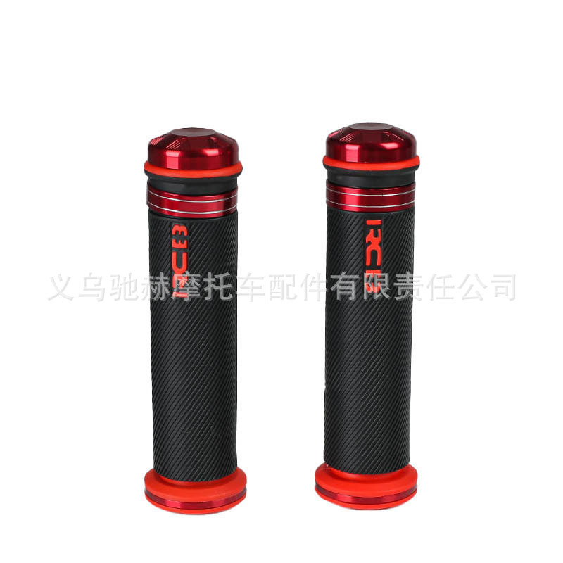 Directly Supplied from the Manufacturer, Motorcycle Modified Rcb Aluminum Alloy Handlebar Rubber Grips, Shock-Absorbing, Wear-Resistant, Anti-Fall, Anti-Slip Rubber Handlebars